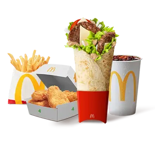 Menu Grand McWrap™ Boeuf + Chicken McNuggets™ 4 pcs