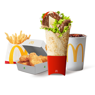 Menu Grand McWrap™ Boeuf + Chicken McNuggets™ 4 pcs