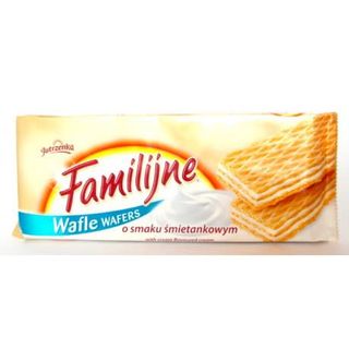 Jutrzenka Familijne Wafle Śmietankowe 180g