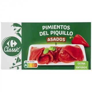 Pimientos Del Piquillo Enteros Extra Carrefour 150 Gr.