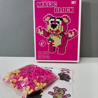 Конструктор Magic Block Клубничный Мишка