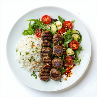 Plato Combinado Kefta Ternera