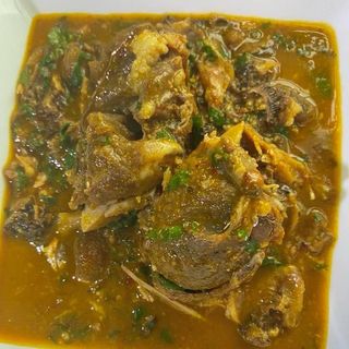 Ogbono Soup With Semo