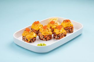 Запеченный ролл с креветкой (6 шт.)