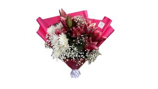 ლილიების ჟოლოსფერი თაიგული