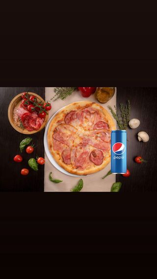 Pizza Canibale 50cm + Pepsi