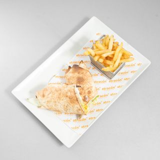 A- Enrollado De Kebab De Pollo