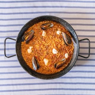 Arroz Marinero Caldoso Meloso (Compartir)