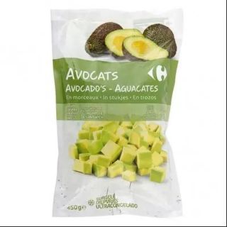 Aguacate en Dados Carrefour 450 Gr.