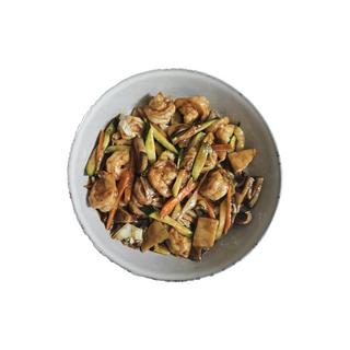 Gambas chop suey