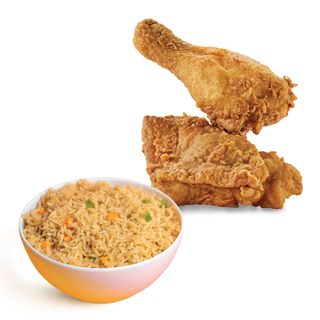 Roti Rice Combo - 2 Piecer + Roti Rice