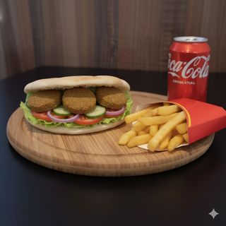 Panino Falafel menù