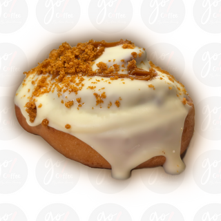 Mini Cinnamon Roll Choco Blanco y Lotus