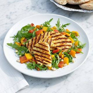 Grilled Halloumi Salad