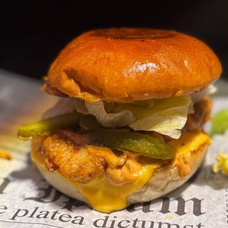 Crispy Chicken Burger Menu