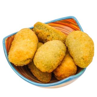 Ración De Jalapeños Verdes Rellenos De Queso Cheddar