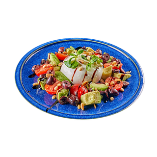 САЛАТА БУРАТА С КЕДРОВИ ЯДКИ