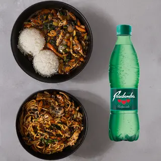 Chicken teriyaki 650g+Radenska 0,5L