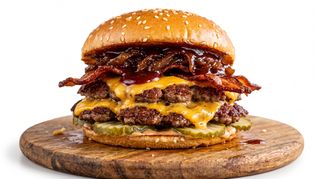 Bacon Smash burger 2x90g