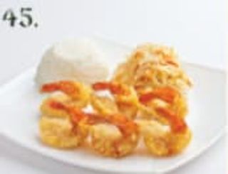 Duże krewetki w sezamie