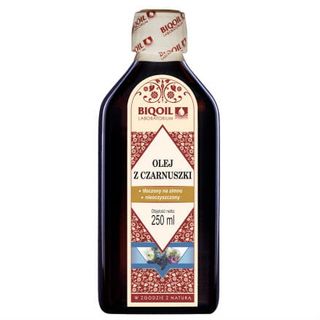 Olej z czarnuszki czarnego kminu tłoczony na zimno nierafinowany 250ml BIOOIL