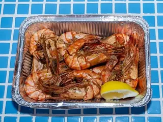 Креветки XL у часниково-соєві соусі 400г.