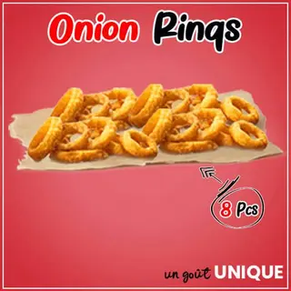ONION RINGS 8 PIECES  