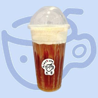 Te oolong con crema di latte