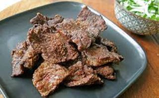 Пикантен чипс от свински дроб (350г)