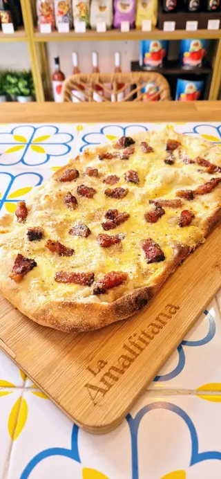 Pinsa Carbonara 