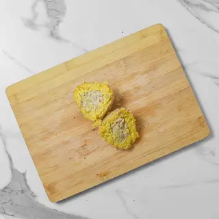 Arancina Mortadella, Besciamella e pistacchio