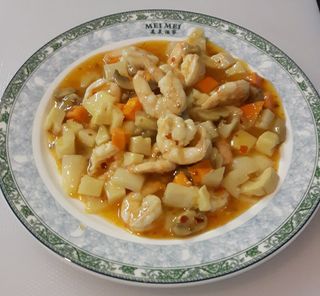 Camarão com Molho Picante