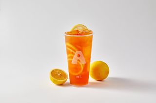 Red lemon tea