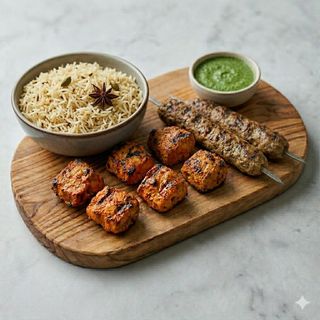 Bbq platter chicken