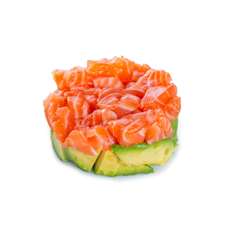7. Salmon con aguacate