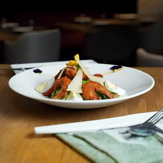 Salade César au Gambas