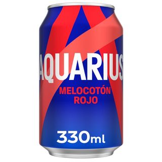 Aquarius Melocotón Rojo lata 330ml.