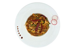 124. Spaghetti di soia piccante