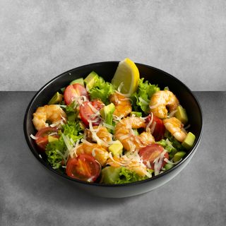 Cалат з лососем та мигдалем (220г)