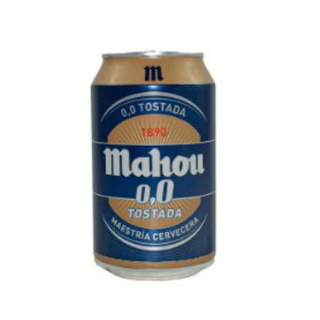 Cerveza Mahou 0.0 Tostada (330 Ml.)