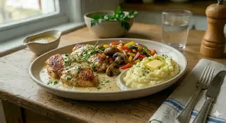 Suprême De Poulet A La Crème