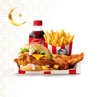 Offre burger Box Lamelle 2 (épicé, sans laitue ni tomate)