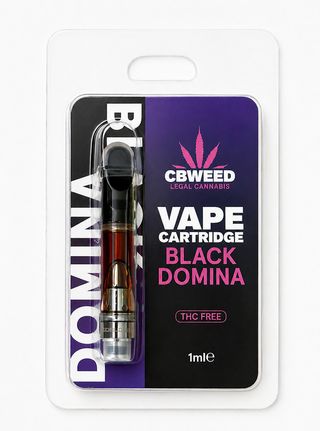 Cartucho HHPC + CBD Black Domina - 1ml PRECIO PROMO