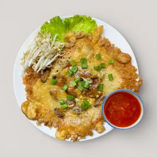 შემწვარი მიდიების ბლინი(ჰოი ტოდი)Fried Mussel Pancake (Hoi Tod)