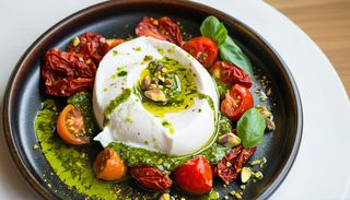 Burrata vegetariana