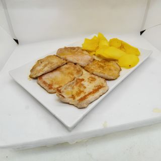 Lomo Plancha Con Patatas