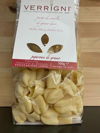 Pasta verrigni peperone di grano 500 gr