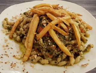 Busiata fresca con pesto trapanese