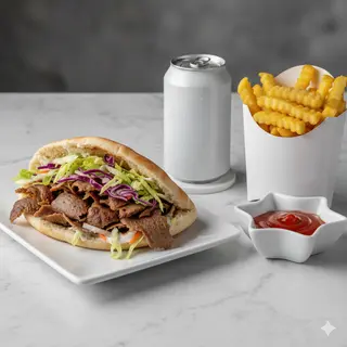 Menu Pan Pita SOLO CARNE