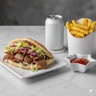 Menu Pan Pita SOLO CARNE